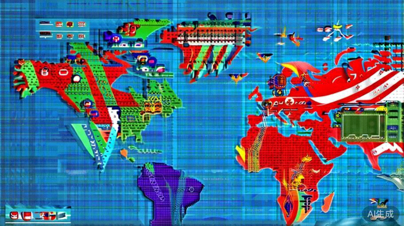 世界地图展示2026世界杯各大洲预选赛的激烈竞争态势