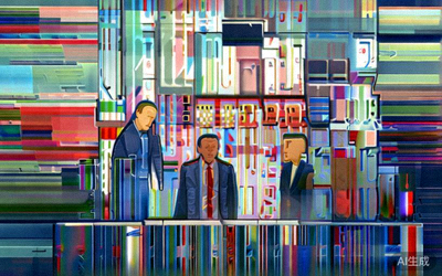 法国队赛前新闻发布会现场，主教练与队长姆巴佩出席