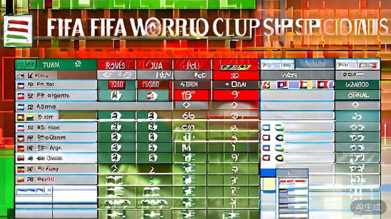 2026世界杯积分榜与射手榜详细数据表格，包含球队排名和球员进球数